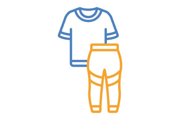 Clothes Blue Orange Line Icon: Your Ultimate Design Toolkit