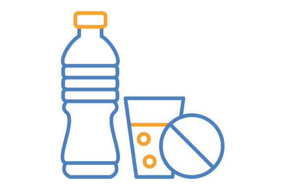 Enhancing Visual Communication: The Strategic Value of the No Drink Blue Orange Line Icon