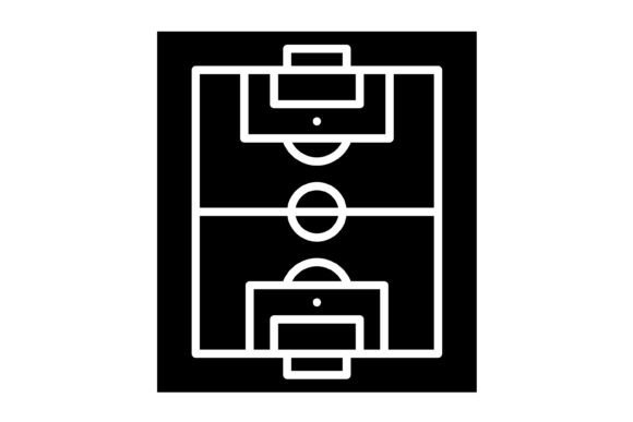 Football Field Glyph Icon: A Practical Evaluation for Design Projects