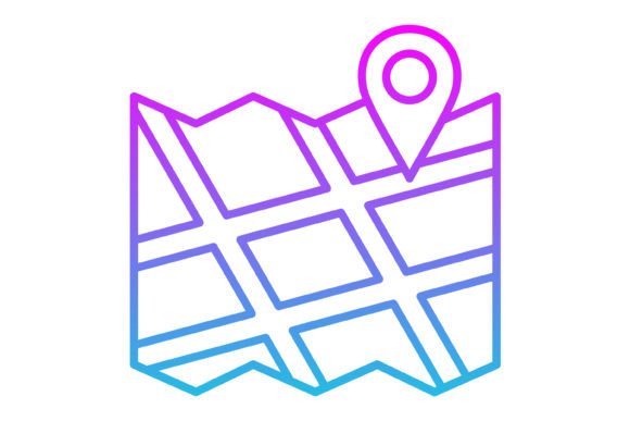 Maps and Location Line Gradient Icon: A Practical Guide for Digital Creators