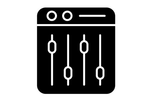 Mixer Glyph Icon: Streamlining Design Across Platforms