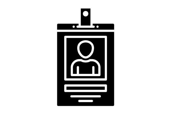 Streamlining Visual Communication with the Id Card Glyph Icon
