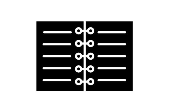 The Essential Notebook Glyph Icon: A Complete Asset for Modern Digital Design