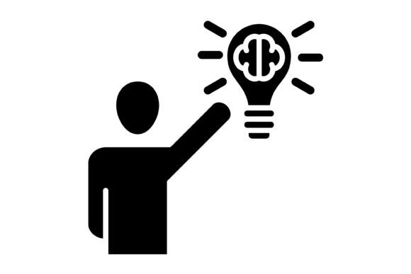 Thinking Glyph Icon: A Universal Language for Modern Design