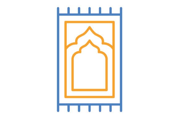 Unveiling the Versatility of the Sajadah Blue Orange Line Icon